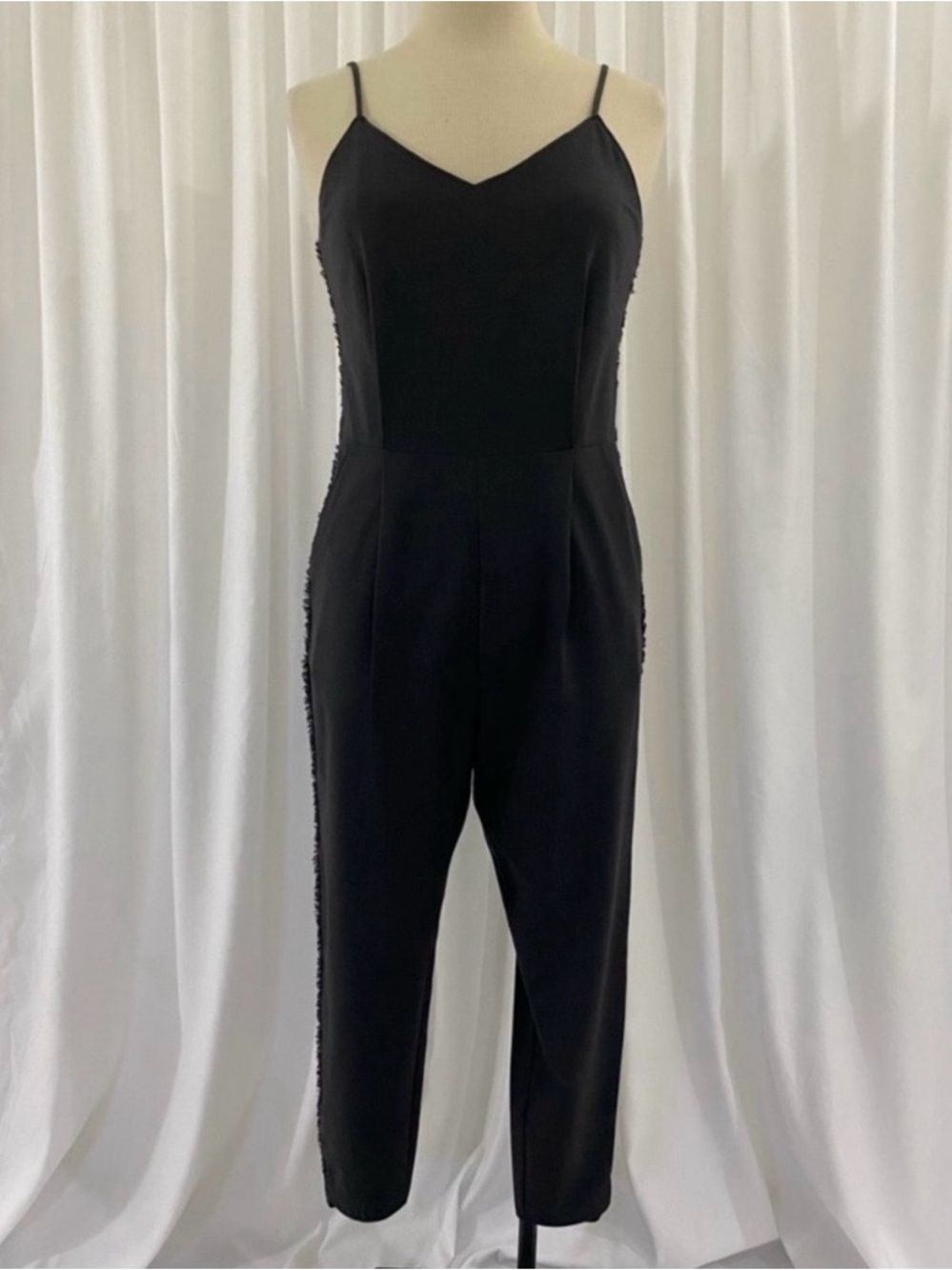 Brunello Cucinelli Spaghetti-Strap Tailored Jumpsuit - Picture 1 of 9
